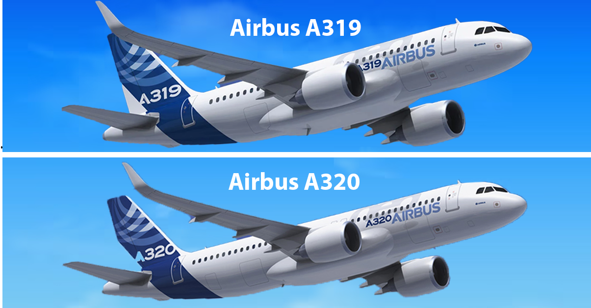 Airbus A319 vs A320