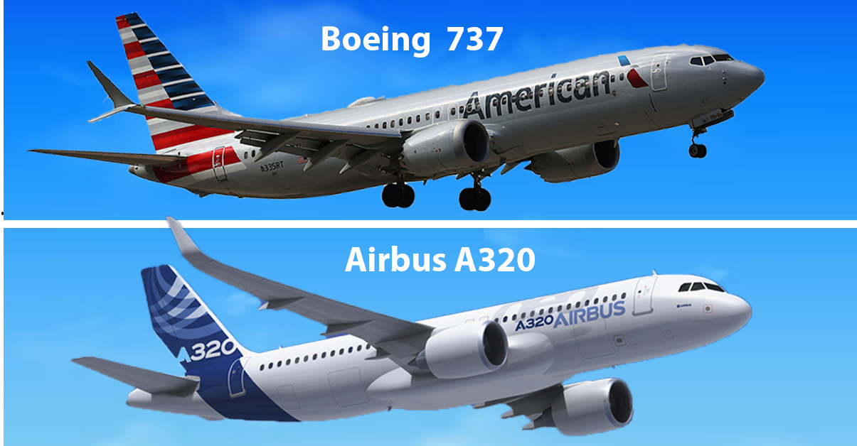 Airbus A320 vs Boeing 737