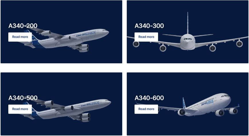 Airbus A340 Variants