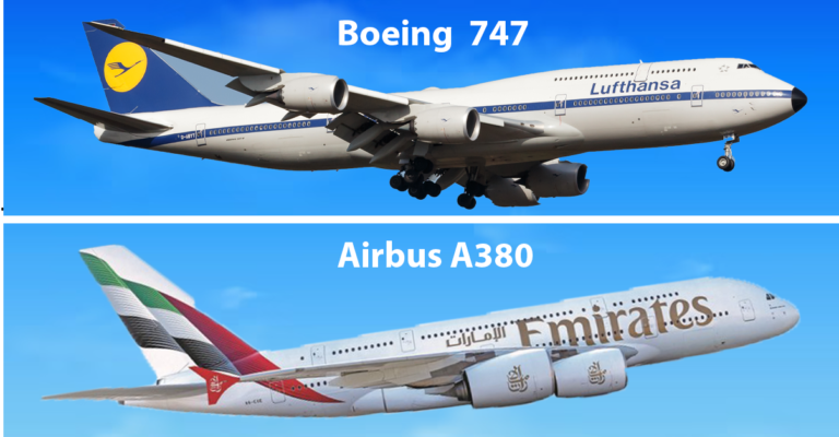 Airbus A380 vs Boeing 747: Superjumbo vs Queen of Skies