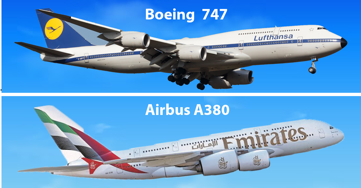 Airbus A380 Vs Boeing 747