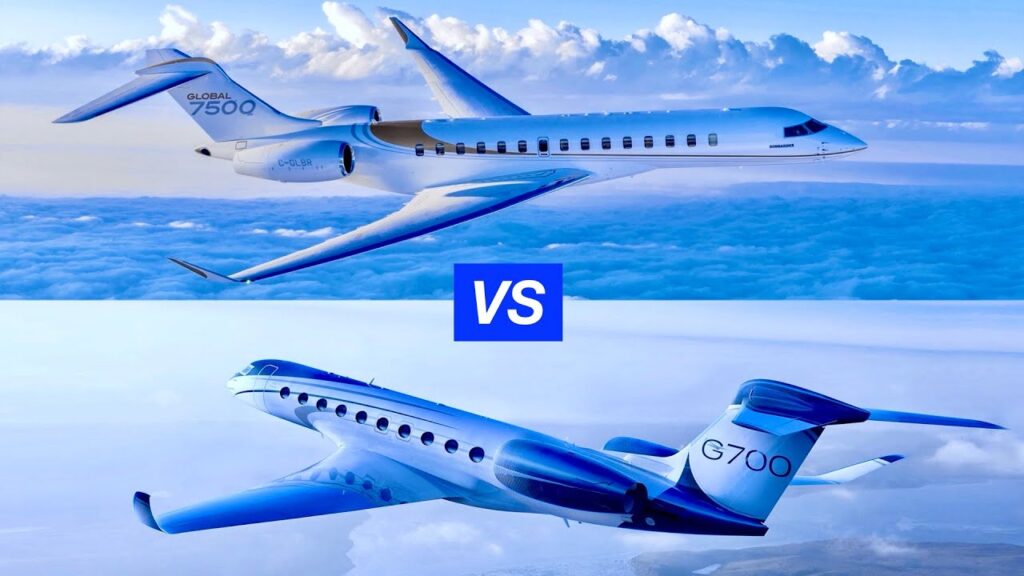 Bombardier Global 7500 vs Gulfstream G700