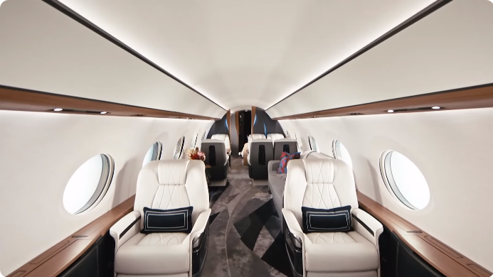 Bombardier Global 7500 Cabin Comfort