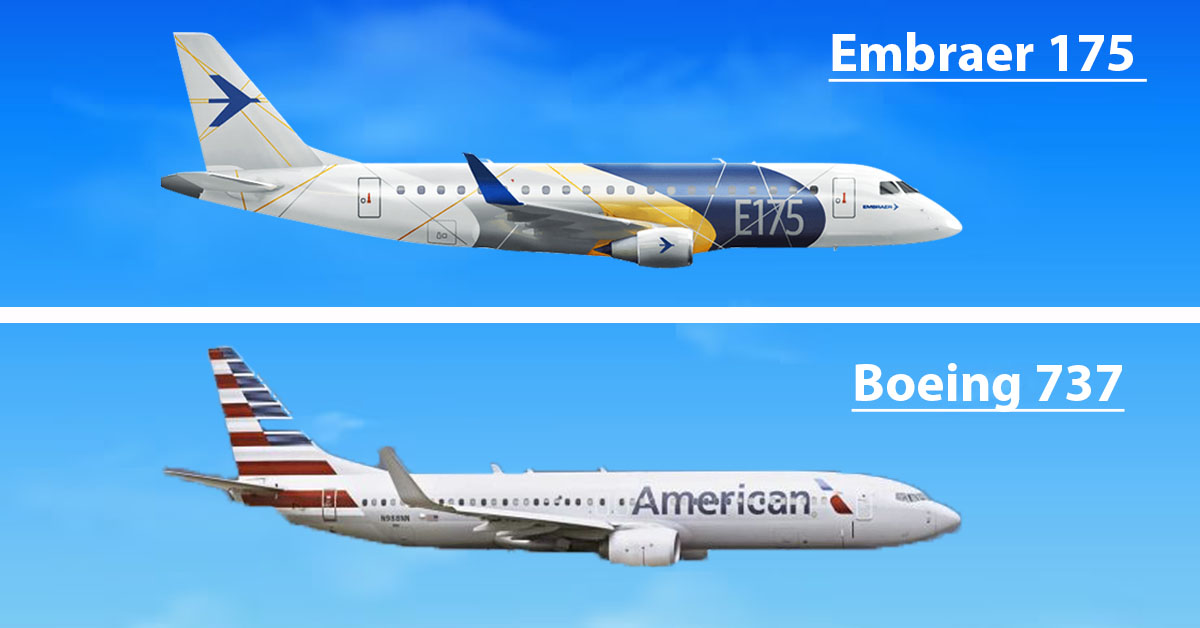 Embraer 175 vs Boeing 737