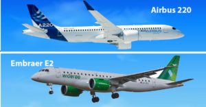Embraer E2 vs A220: Comparison in Modern Regional Aviation