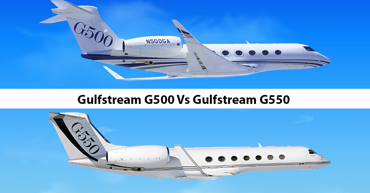 Gulfstream G500 vs G550 Prices, Range, Speed, Performance Sky Comparison