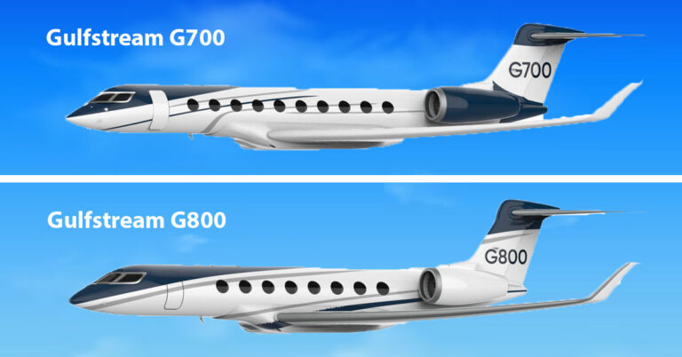 Gulfstream G700 Vs G800