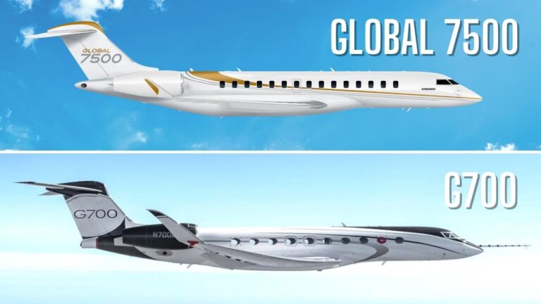 Gulfstream G700 vs Bombardier Global 7500: From Range to Style