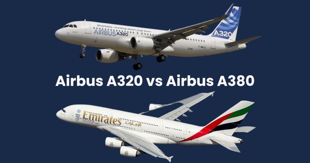 Airbus A320 vs Airbus A380