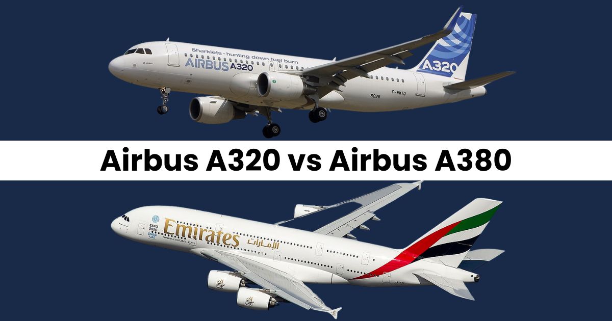 Airbus A320 vs A380