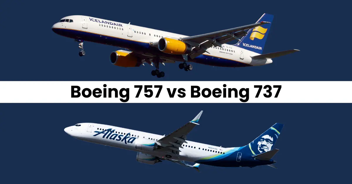 Boeing 757 vs 737