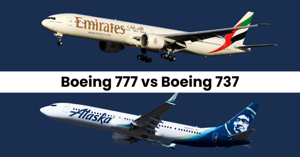 Boeing 777 vs Boeing 737