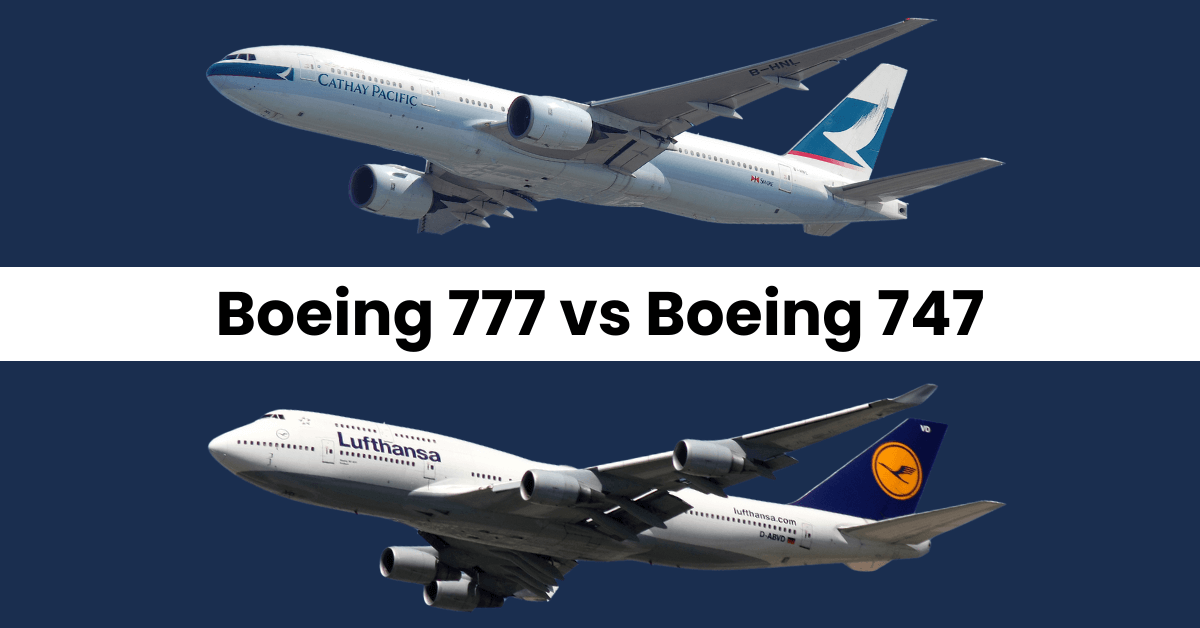 Boeing 777 vs 747 | Twin Power vs Four Engines Aircraft - Sky Comparison