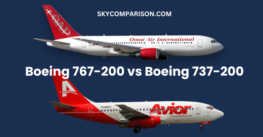 Boeing 767-200 vs Boeing 737-200