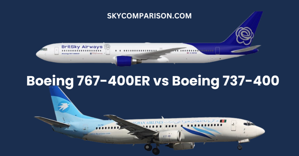 Boeing 767-400ER vs Boeing 737-400