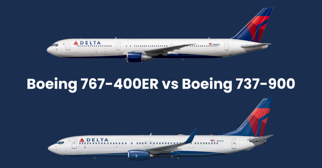 Boeing 767-400ER vs Boeing 737-900 