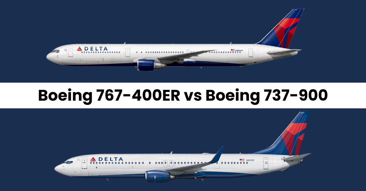 Boeing 767-400ER vs Boeing 737-900