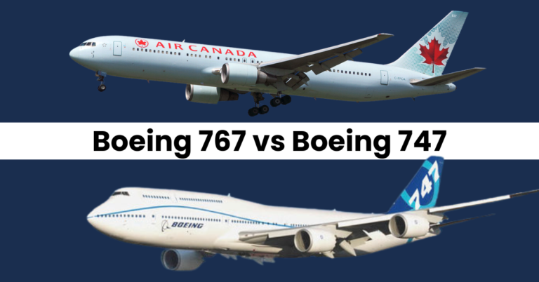 Boeing 767 vs 747 | key variances in size, capacity, range