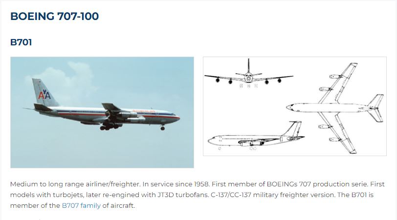 BOEING 707-100