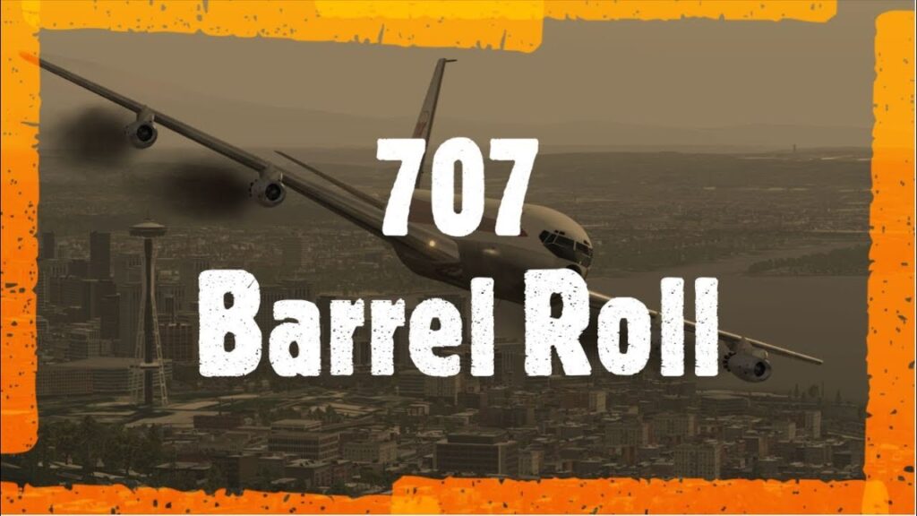Boeing 707 Barrel Roll