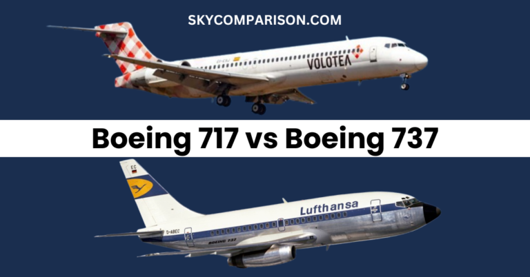 Boeing 717 vs 737 size, capacity, and performance