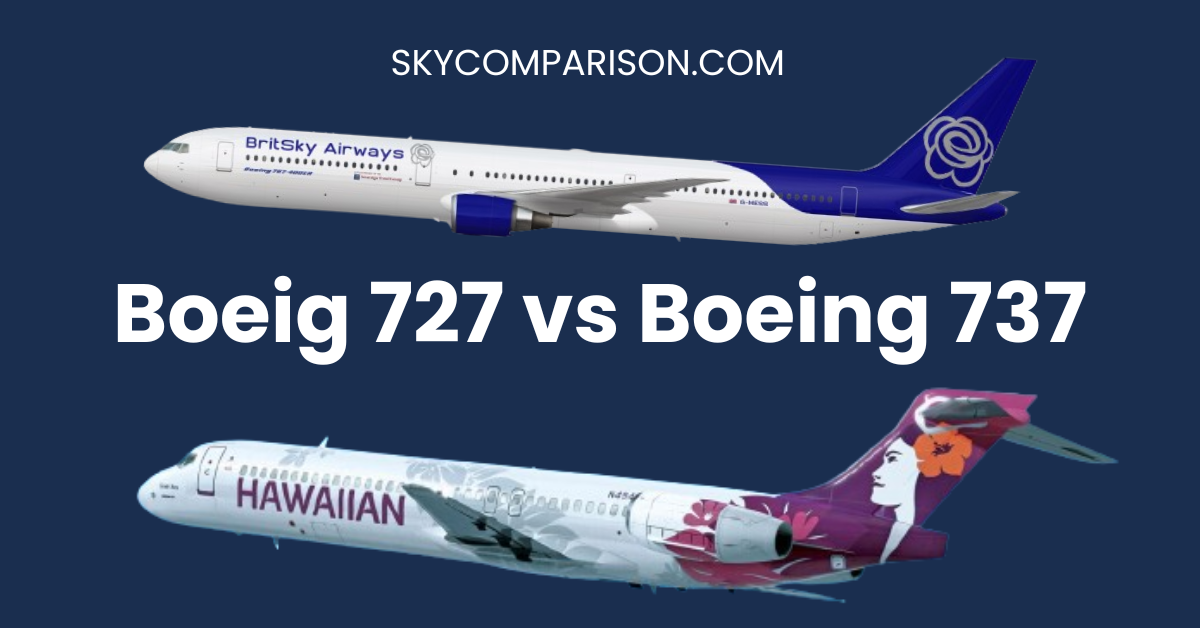 Boeing 727 vs 737 Design, Performance and Seating Capacity - Sky Comparison