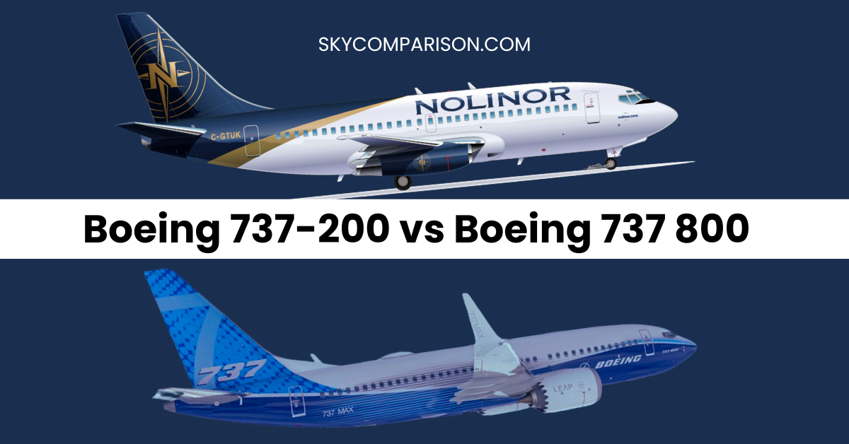 BOEING 737-200 vs Boeing 737-800