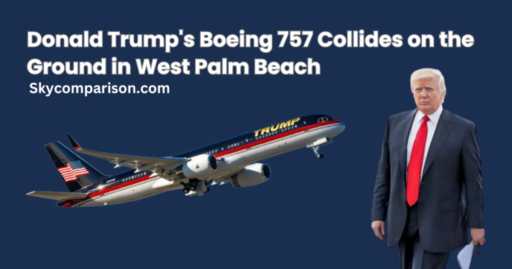 Donald Trump's Boeing 757 Collides on the Ground in West Palm Beach