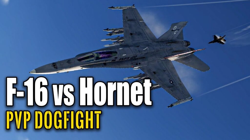 F16 vs F18 Dogfight