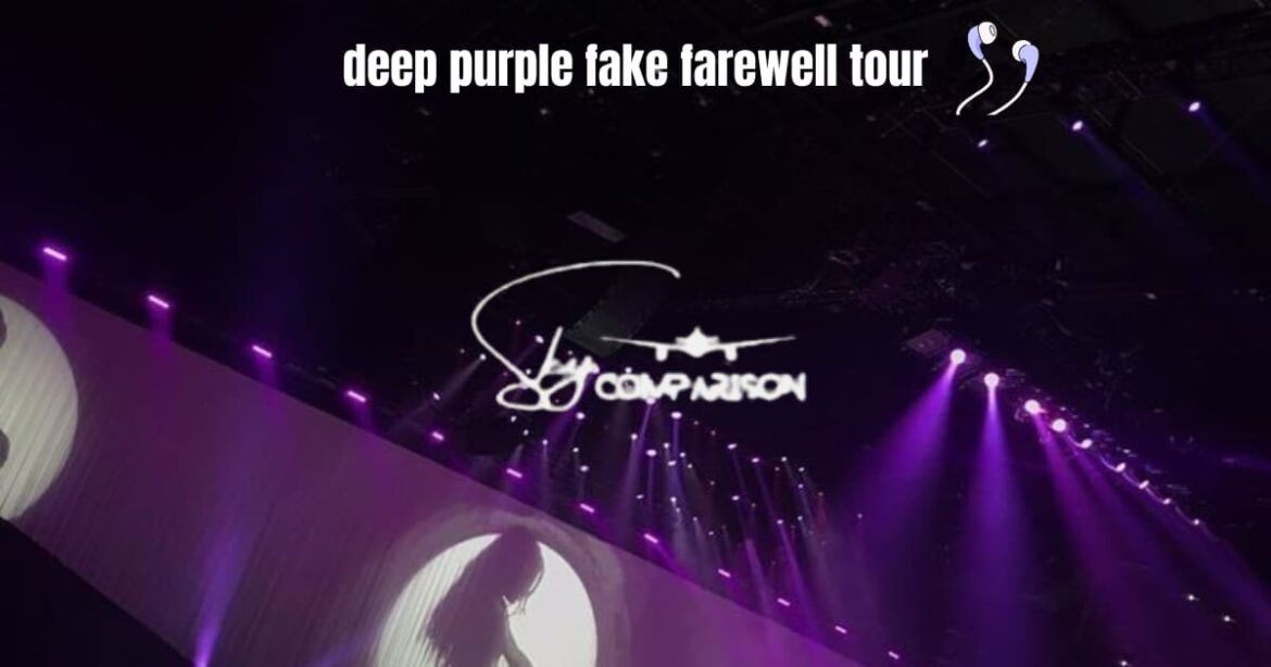 Deep purple fake farewell tour